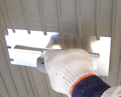 ノッチング用コテ